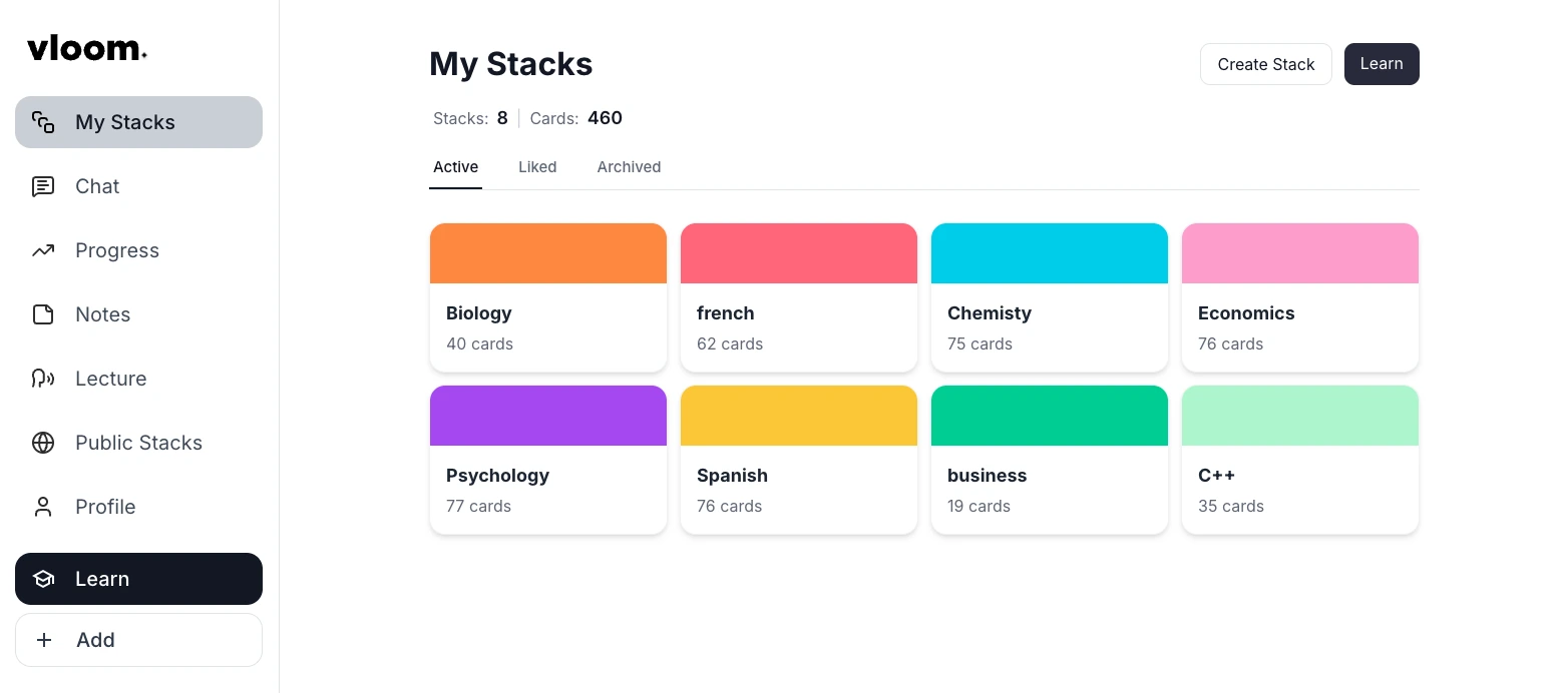 Preview of Vloom experience